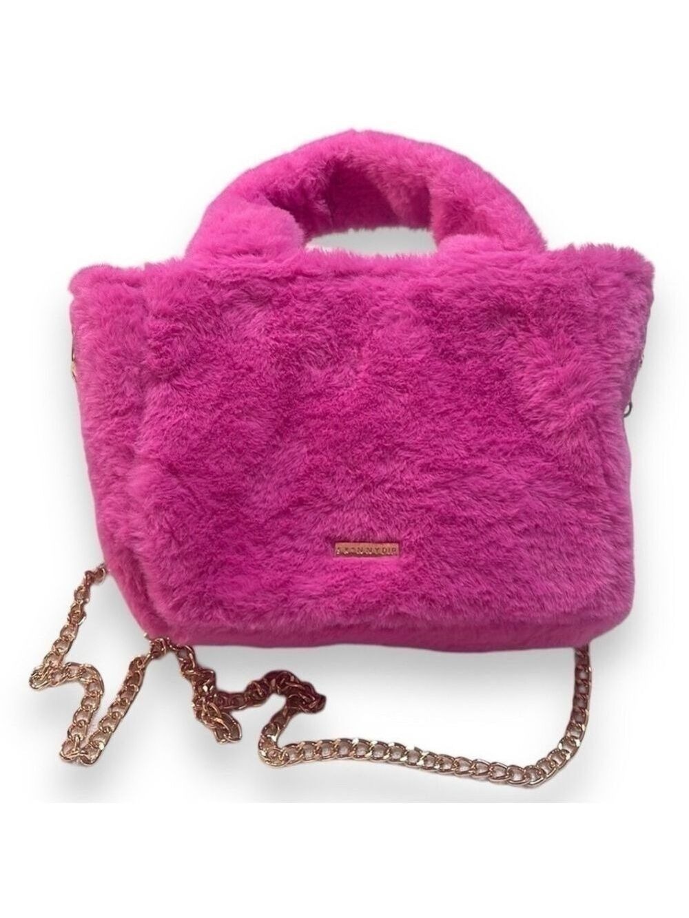 Barbie & Skinnydip London Collaboration Pink Furry Crossbody RARE Purse Bag - Picture 5 of 14